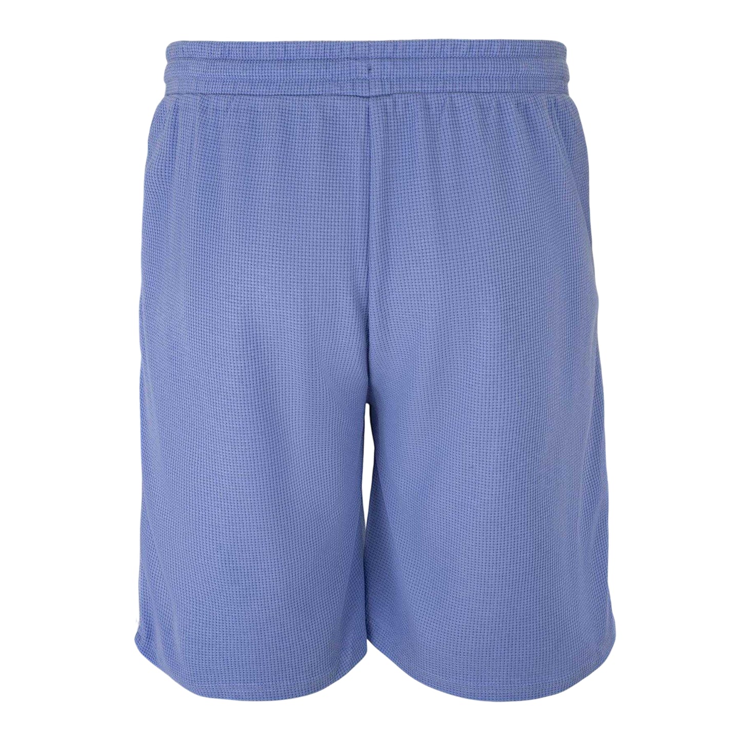 Light Blue - Back - Fabric Mens Cotton Blend Shorts