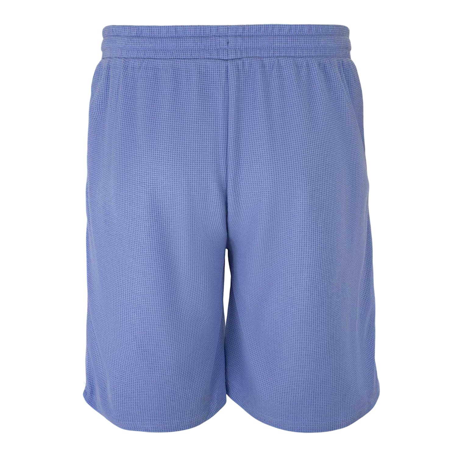 Light Blue - Back - Fabric Mens Cotton Blend Shorts