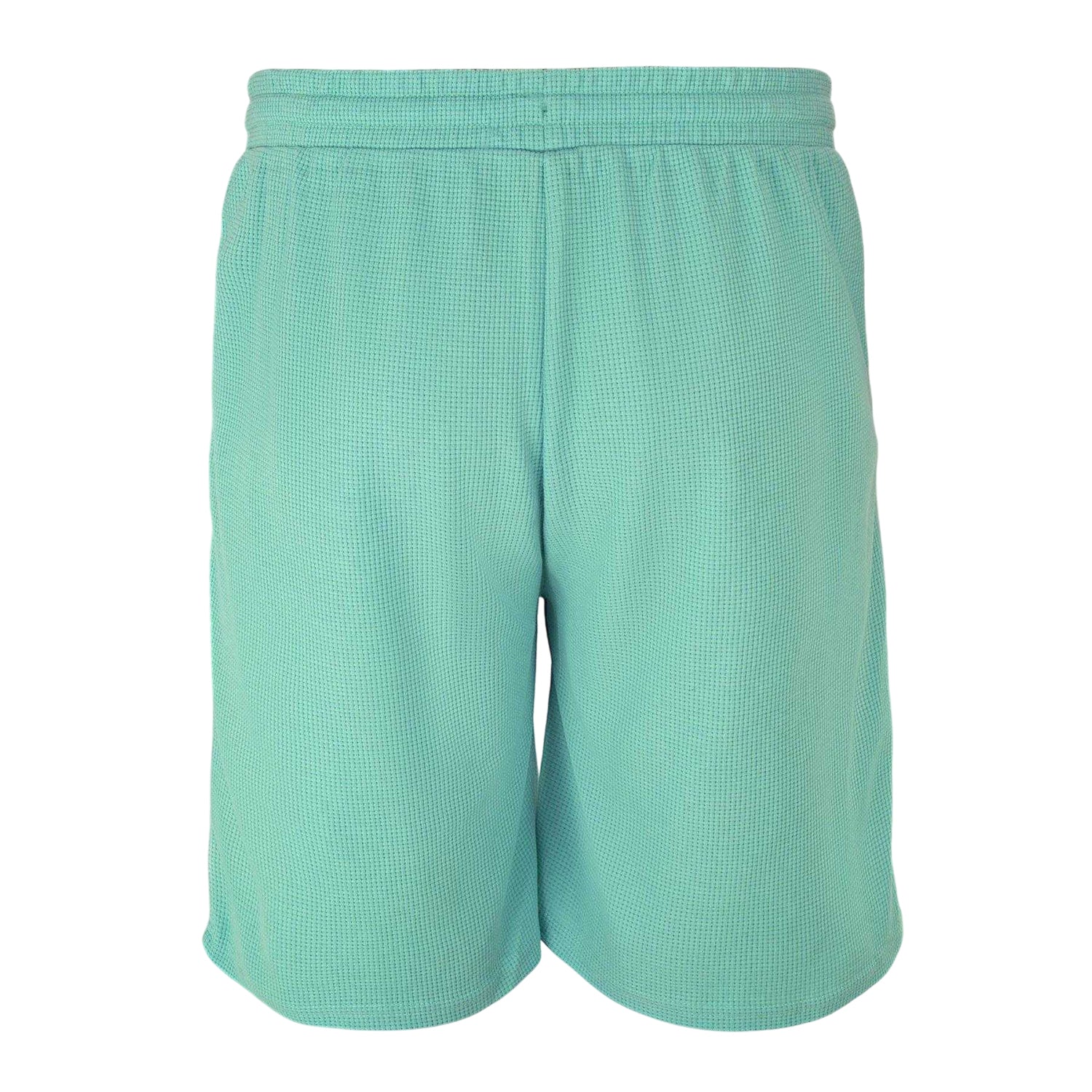 Light Green - Back - Fabric Mens Cotton Blend Shorts