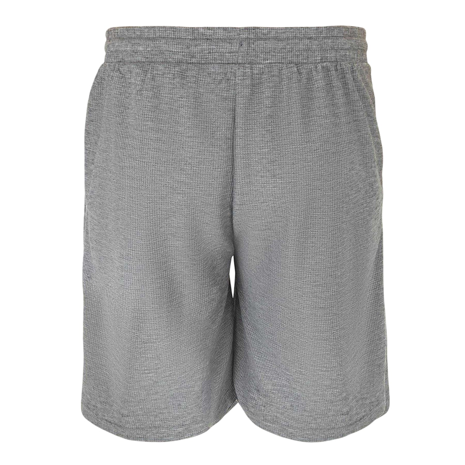 Light Grey - Back - Fabric Mens Cotton Blend Shorts