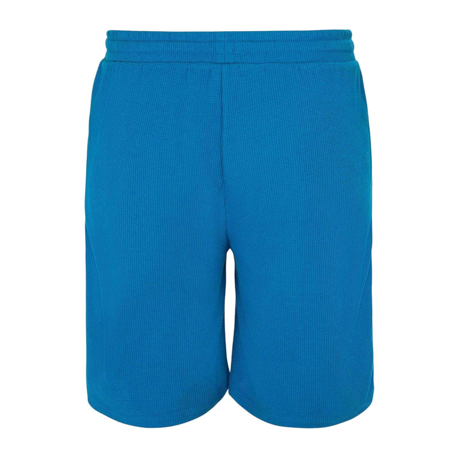 Royal Blue - Back - Fabric Mens Cotton Blend Shorts
