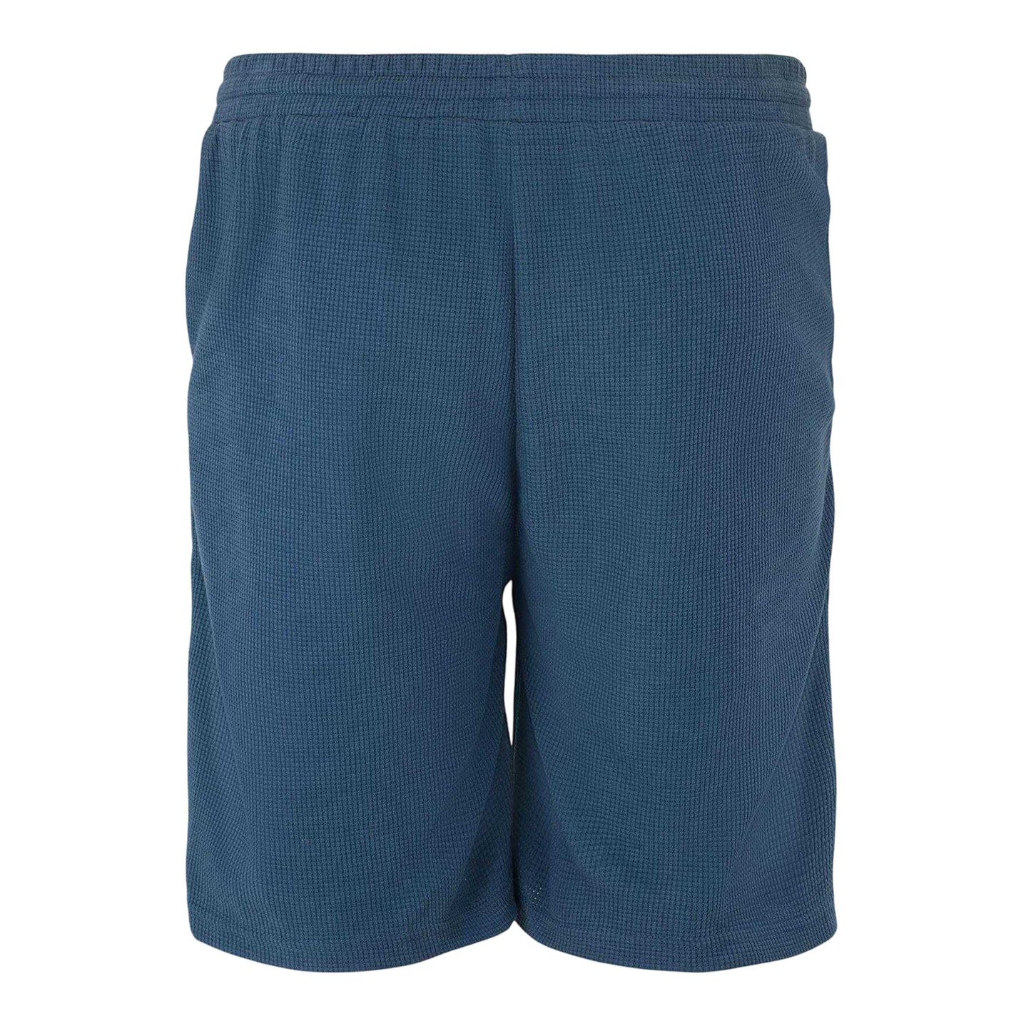 Dark Blue - Back - Fabric Mens Cotton Blend Shorts