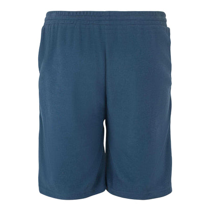 Dark Blue - Back - Fabric Mens Cotton Blend Shorts