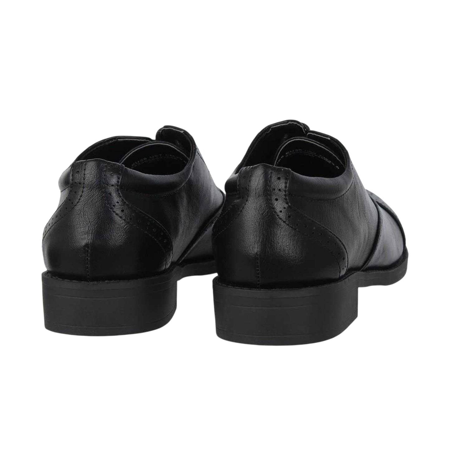 Black - Back - Miso Womens-Ladies Bobbi Low Heel Brogues