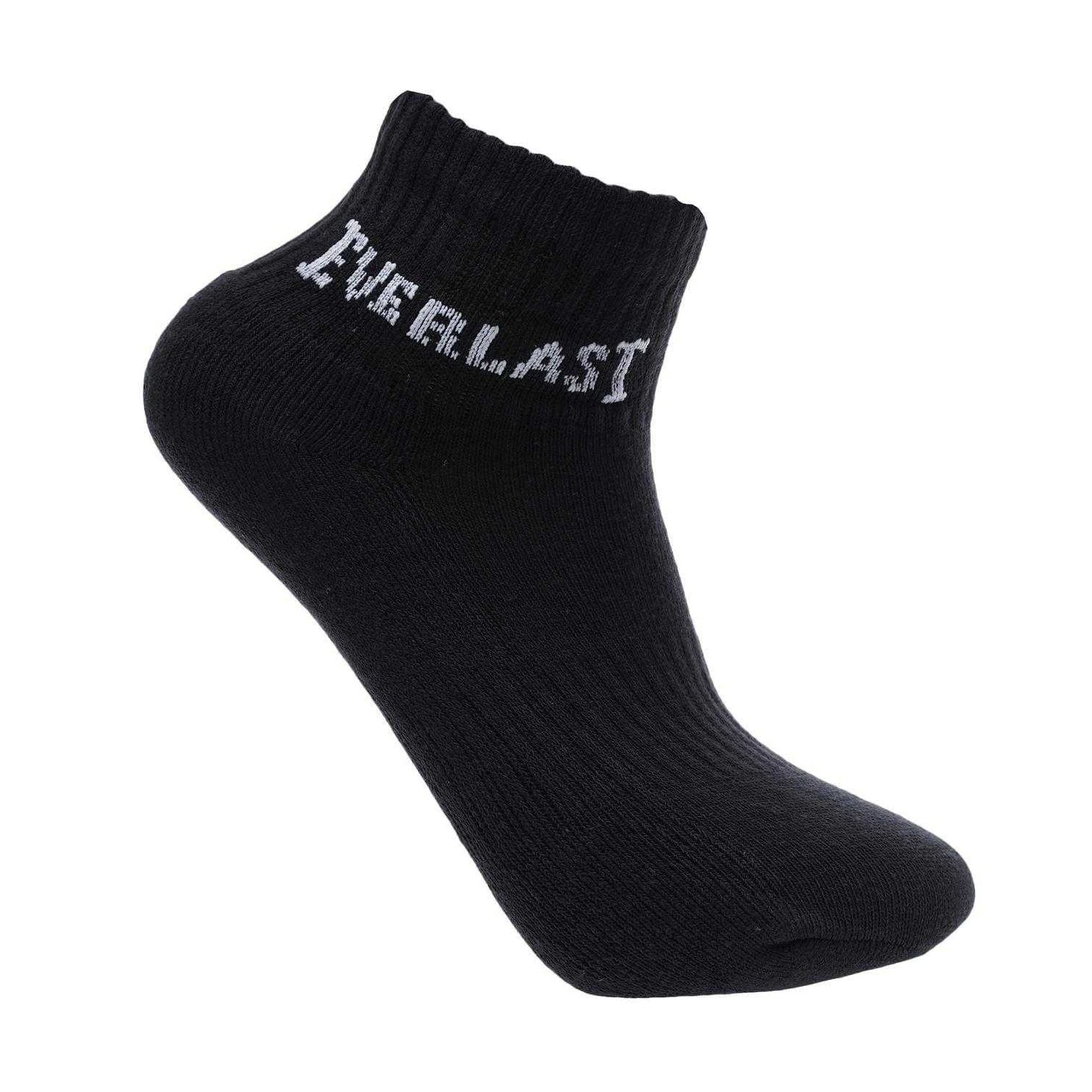 Black - Back - Everlast Childrens-Kids Quarter Socks (Pack of 3)