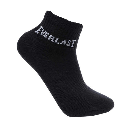 Black - Back - Everlast Childrens-Kids Quarter Socks (Pack of 3)