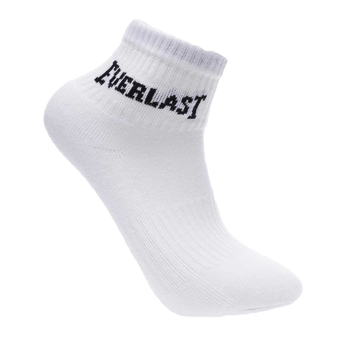 White - Back - Everlast Childrens-Kids Quarter Socks (Pack of 3)