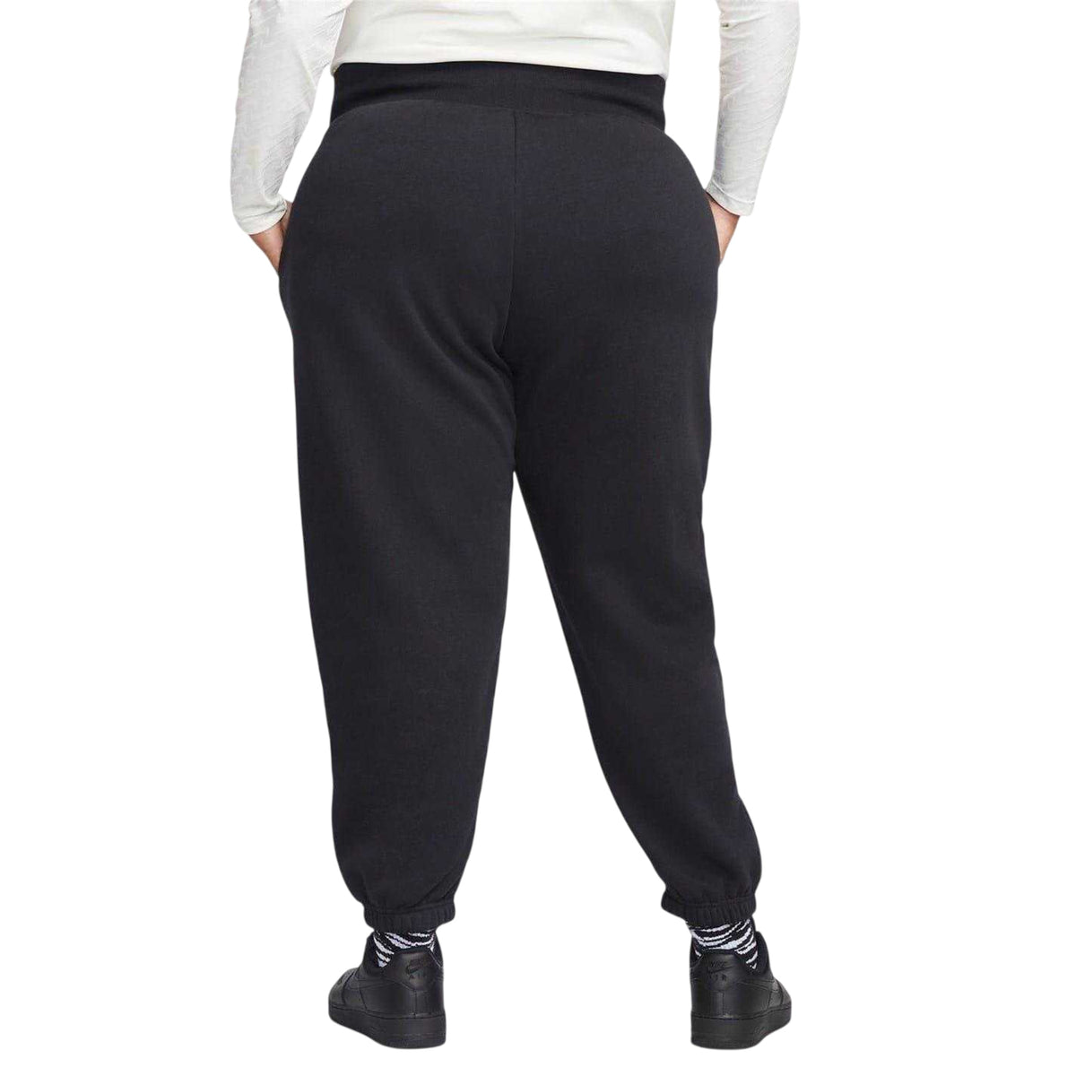 Black-Sail - Back - Nike Womens-Ladies Phoenix Fleece Jogging Bottoms
