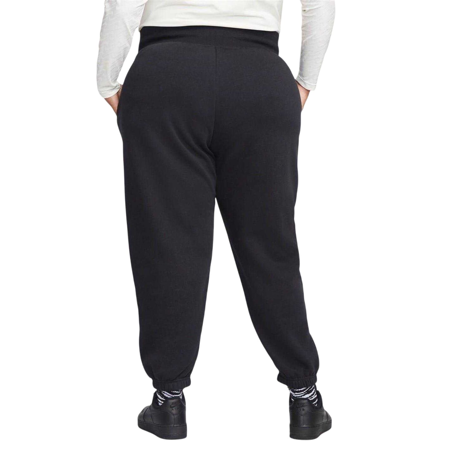Black-Sail - Back - Nike Womens-Ladies Phoenix Fleece Jogging Bottoms