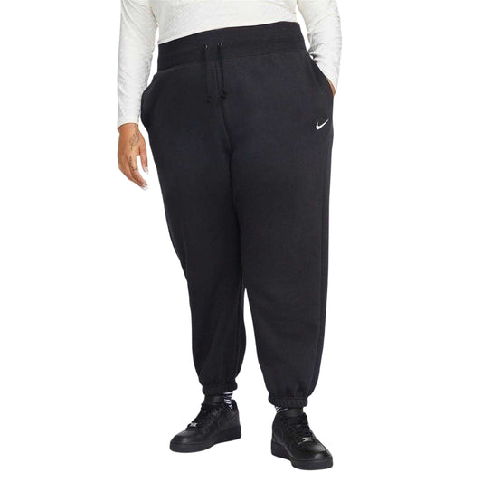 Black-Sail - Front - Nike Womens-Ladies Phoenix Fleece Jogging Bottoms