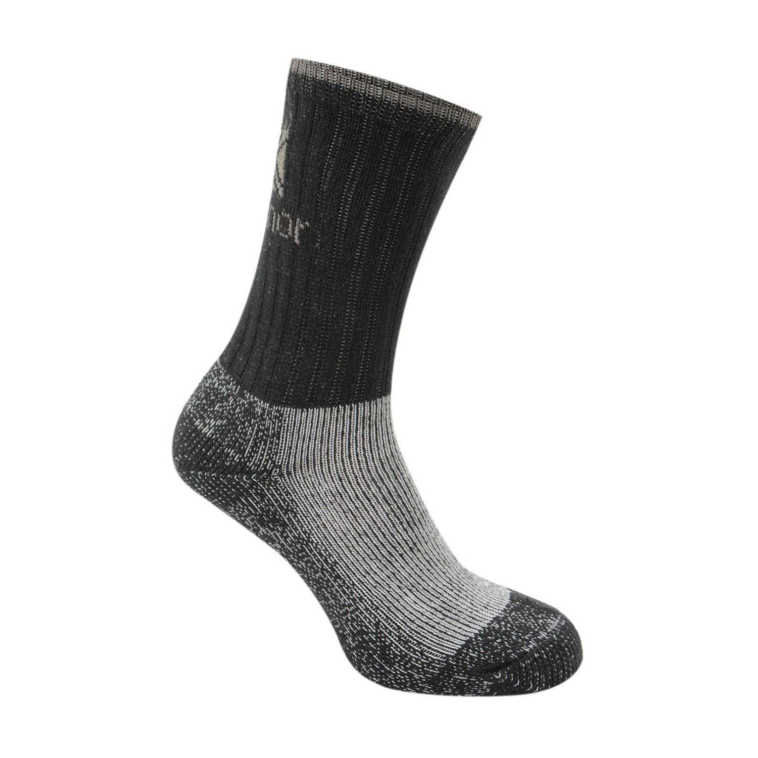 Black - Side - Karrimor Womens-Ladies Heavyweight Boot Socks (Pack of 3)