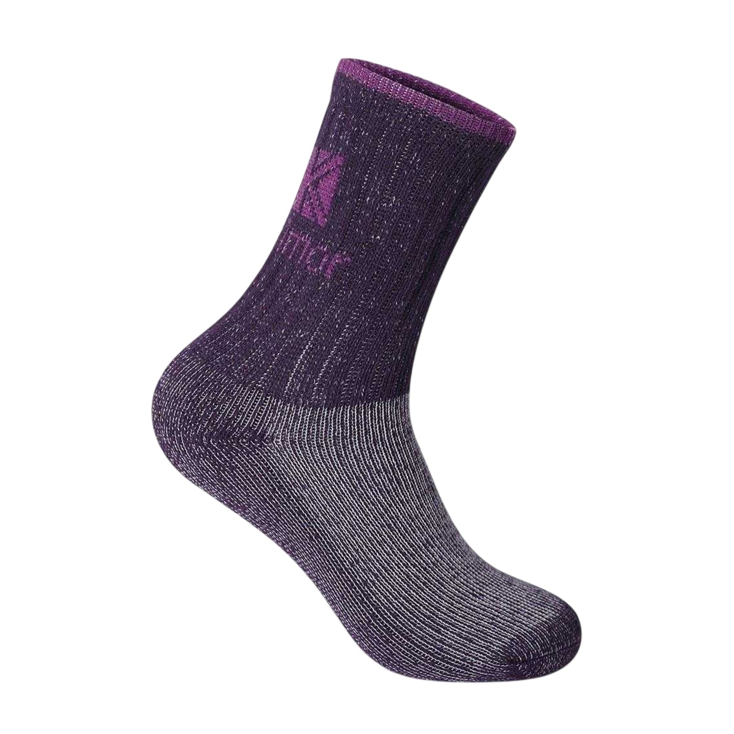 Purple - Side - Karrimor Womens-Ladies Heavyweight Boot Socks (Pack of 3)