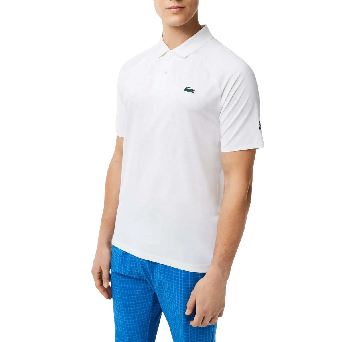 White - Pack Shot - Lacoste Unisex Adult Novak Djokovic Player Version Tennis Polo Shirt