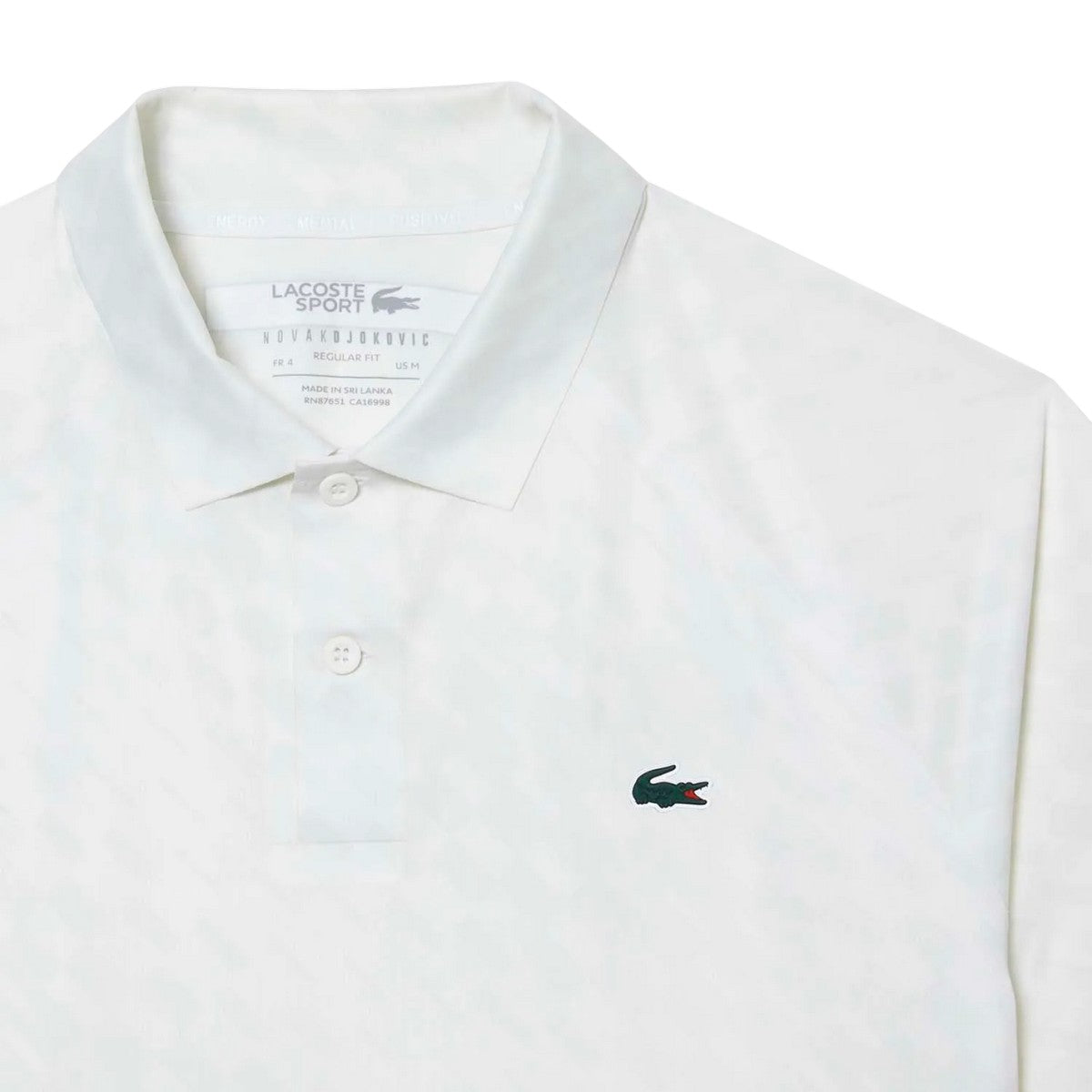White - Lifestyle - Lacoste Unisex Adult Novak Djokovic Player Version Tennis Polo Shirt