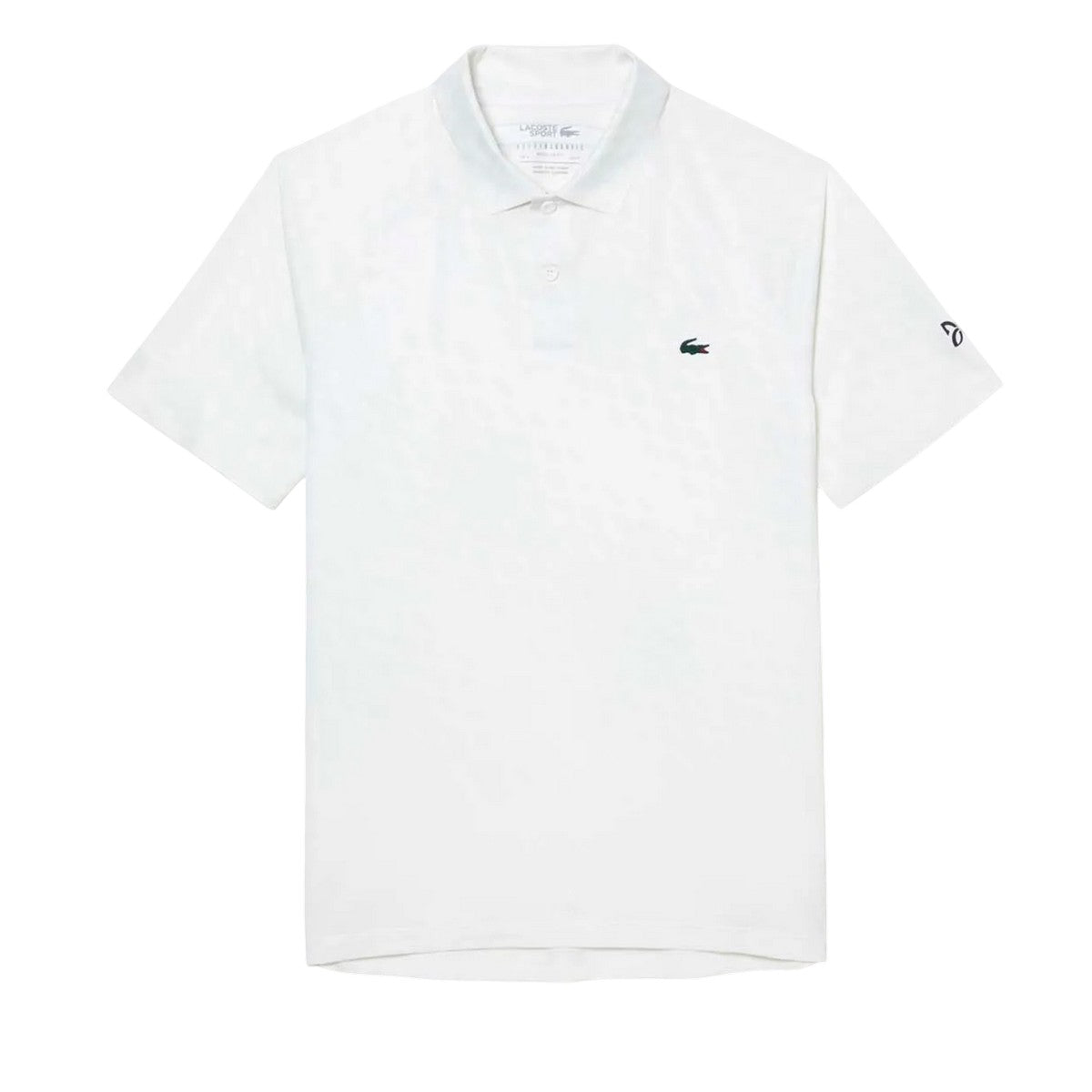 White - Front - Lacoste Unisex Adult Novak Djokovic Player Version Tennis Polo Shirt