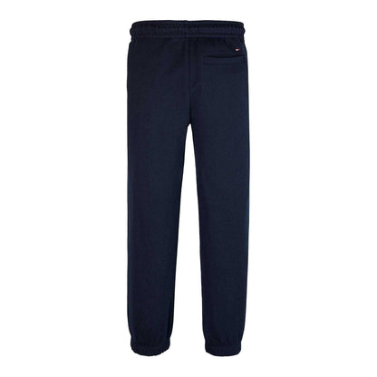 Navy - Back - Tommy Hilfiger Boys Script Jogging Bottoms