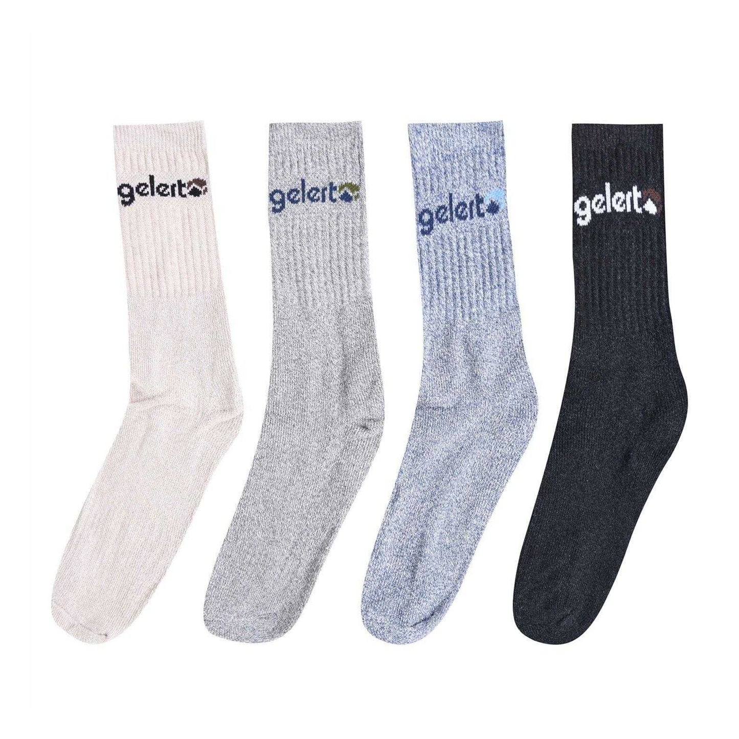 Multicoloured - Front - Gelert Mens Walking Boot Socks (Pack of 4)