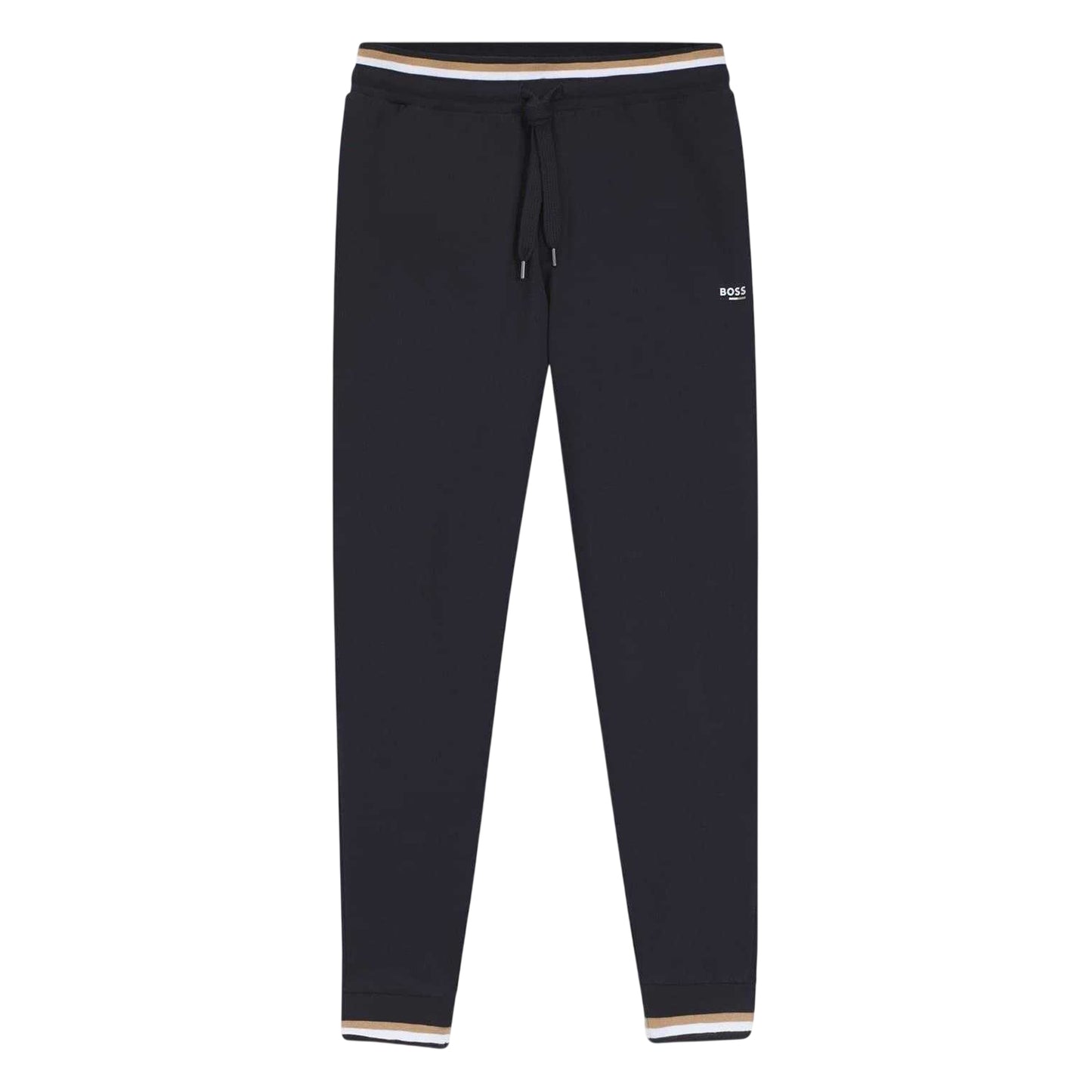 Black - Front - Boss Mens Iconic Slim Jogging Bottoms