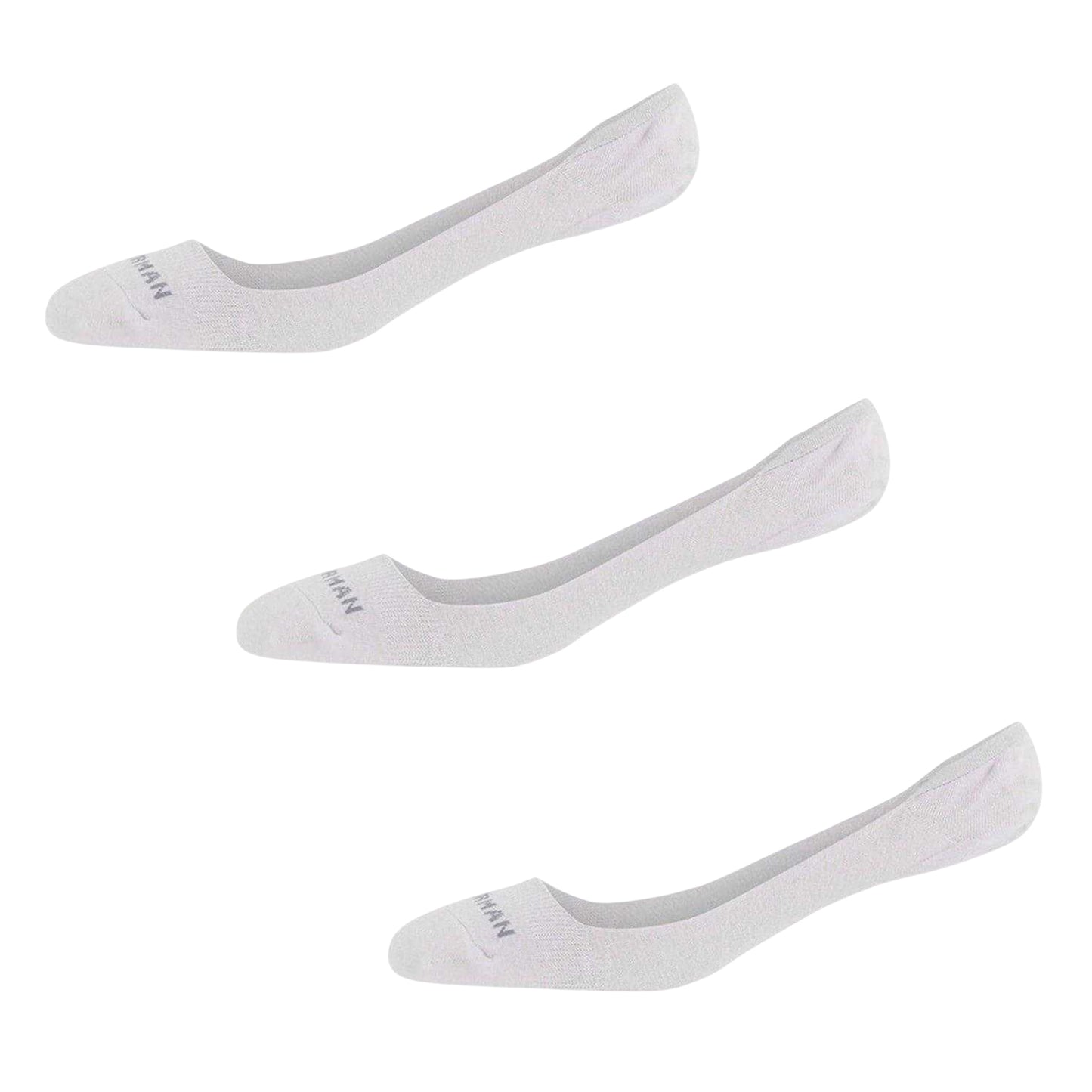 White - Front - Ben Sherman Mens Makalu Logo Liner Socks (Pack of 3)