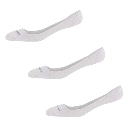 White - Front - Ben Sherman Mens Makalu Logo Liner Socks (Pack of 3)