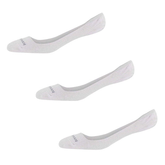 White - Front - Ben Sherman Mens Makalu Logo Liner Socks (Pack of 3)
