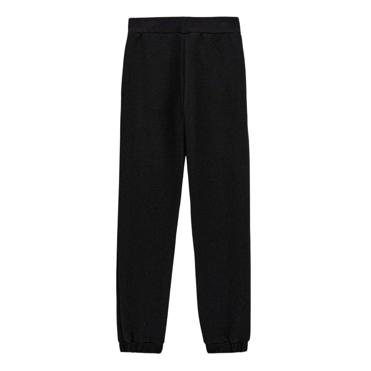 Black - Front - Guess Childrens-Kids Logo Regular Jogging Bottoms