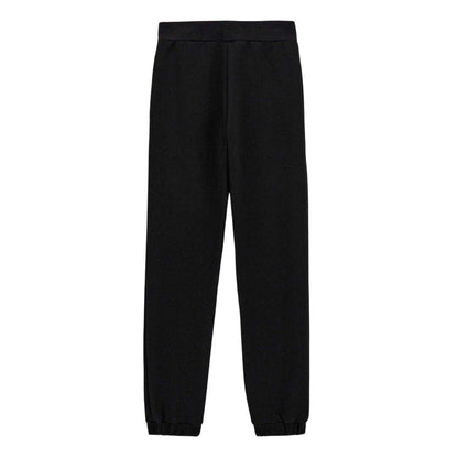 Black - Front - Guess Childrens-Kids Logo Regular Jogging Bottoms