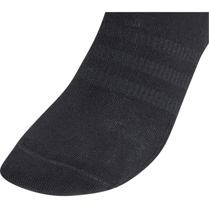 Black - Side - Adidas Womens-Ladies Ankle Socks (Pack of 3)