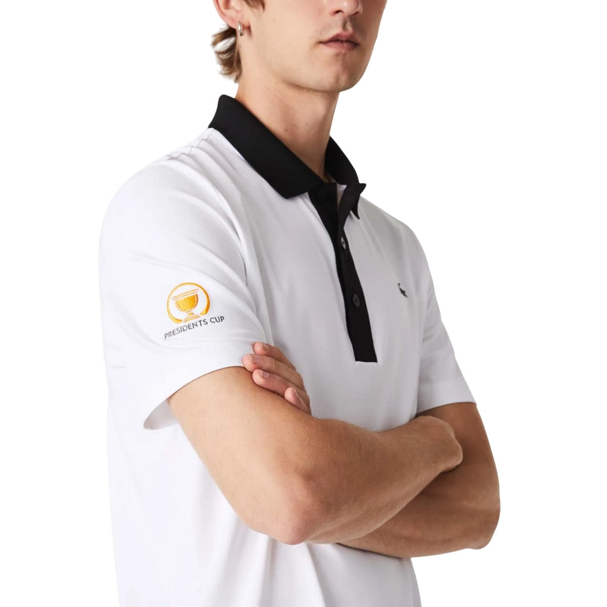 White - Pack Shot - Lacoste Unisex Adult Presidents Cup Polo Shirt