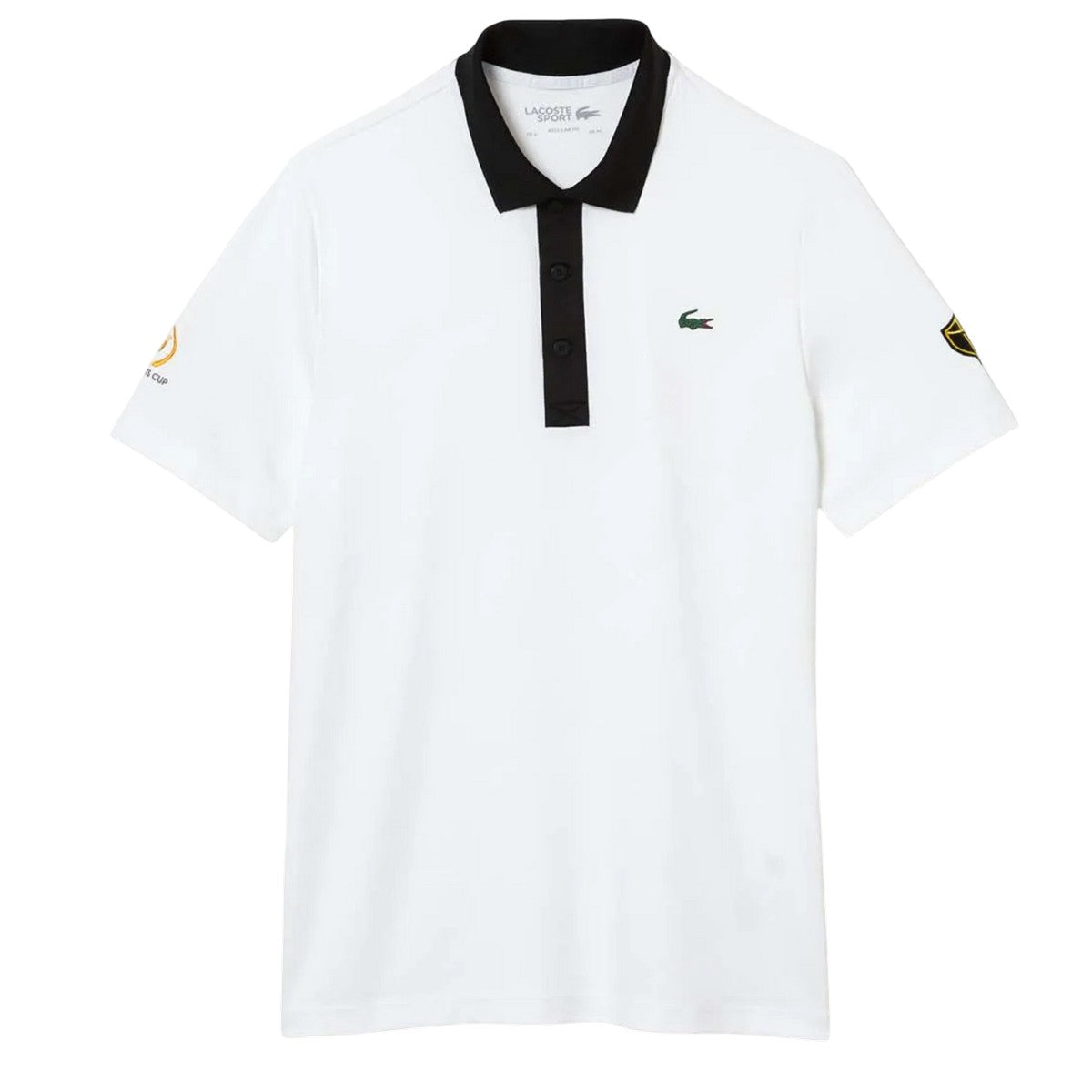 White - Front - Lacoste Unisex Adult Presidents Cup Polo Shirt
