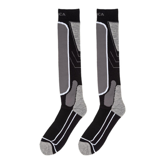 Black - Front - Nevica Mens Meribel Ski Socks (Pack of 2)