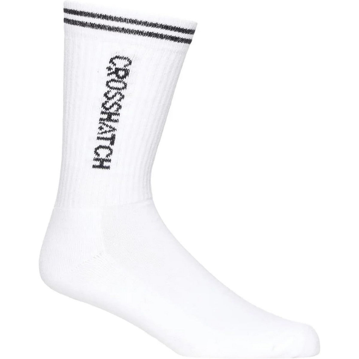 White-Black - Back - Crosshatch Mens Sports Socks (Pack of 3)