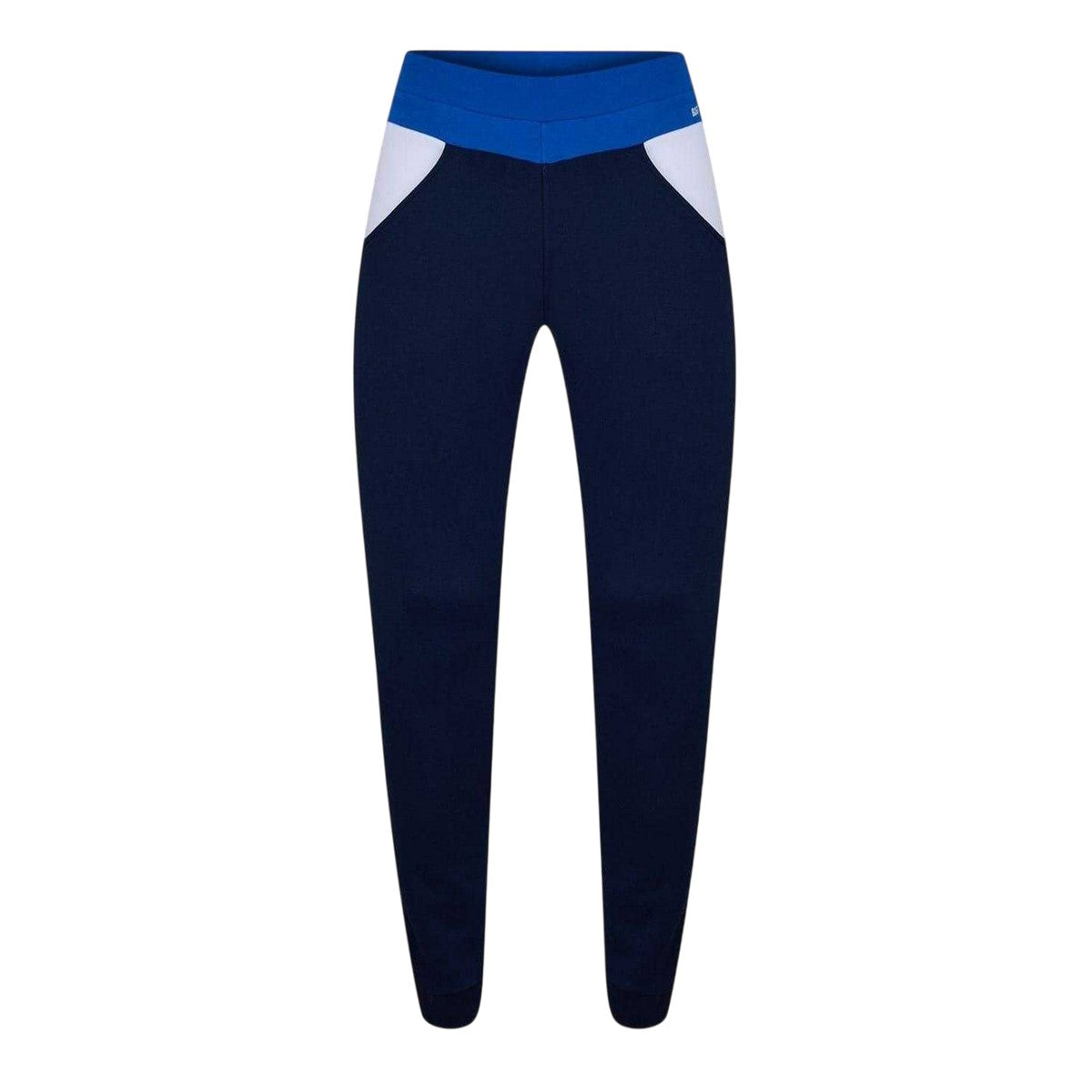 Navy - Front - Boss Childrens-Kids Colour Block Regular Jogging Bottoms