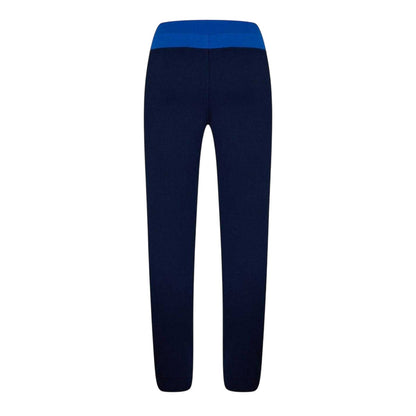 Navy - Back - Boss Childrens-Kids Colour Block Regular Jogging Bottoms