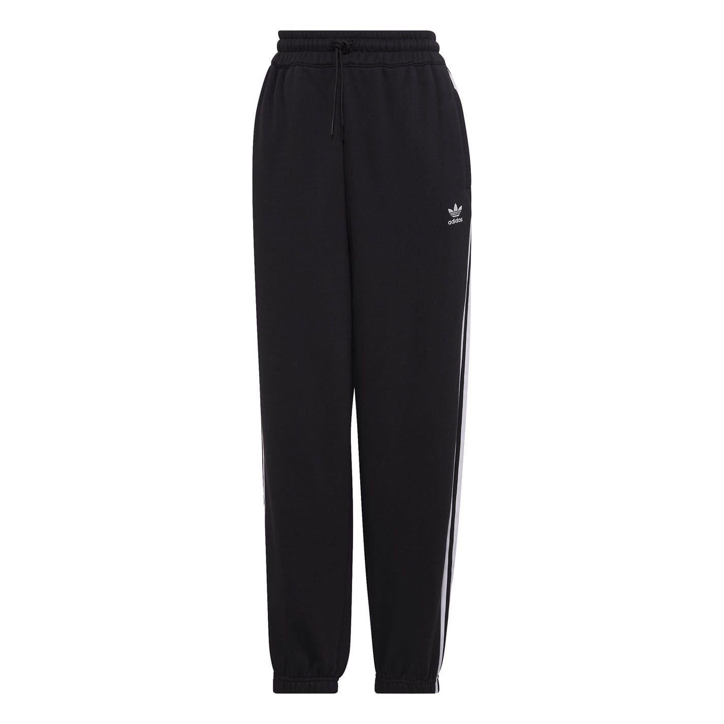 Black Print - Front - Adidas Womens-Ladies Originals Relaxed Fit Jogging Bottoms