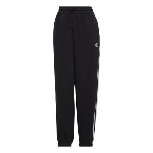 Black Print - Front - Adidas Womens-Ladies Originals Relaxed Fit Jogging Bottoms