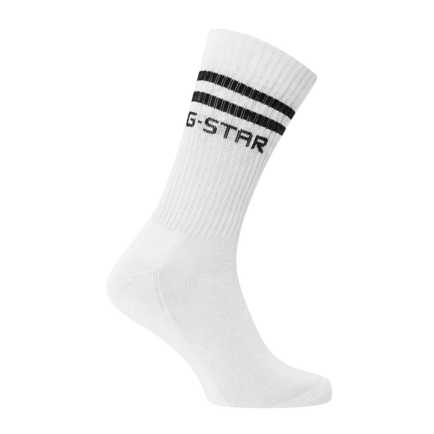 Bright White - Back - G-Star Unisex Adult Crew Socks (Pack of 3)