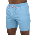 Blue - Front - Farah Mens Plain Swim Shorts