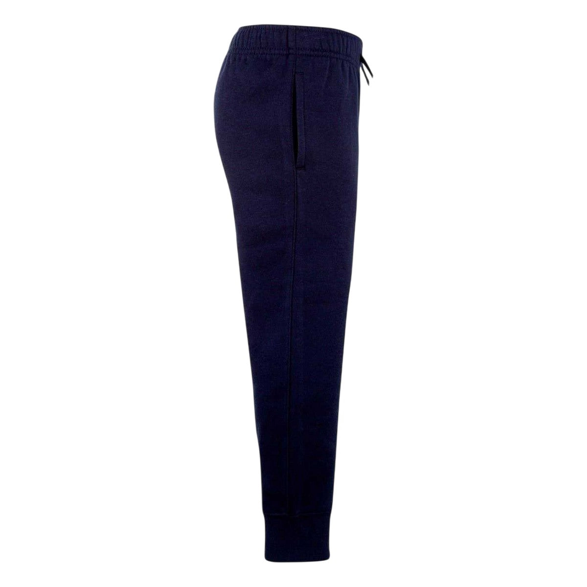 Midnight Navy - Side - Nike Childrens-Kids Fleece Logo Jogging Bottoms