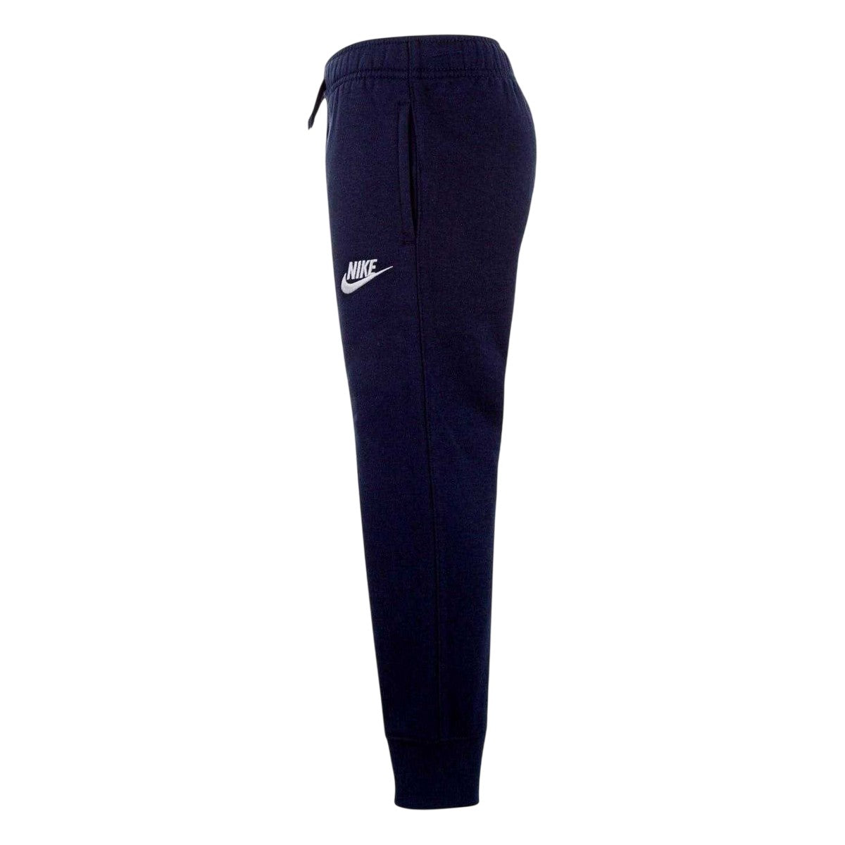 Midnight Navy - Lifestyle - Nike Childrens-Kids Fleece Logo Jogging Bottoms