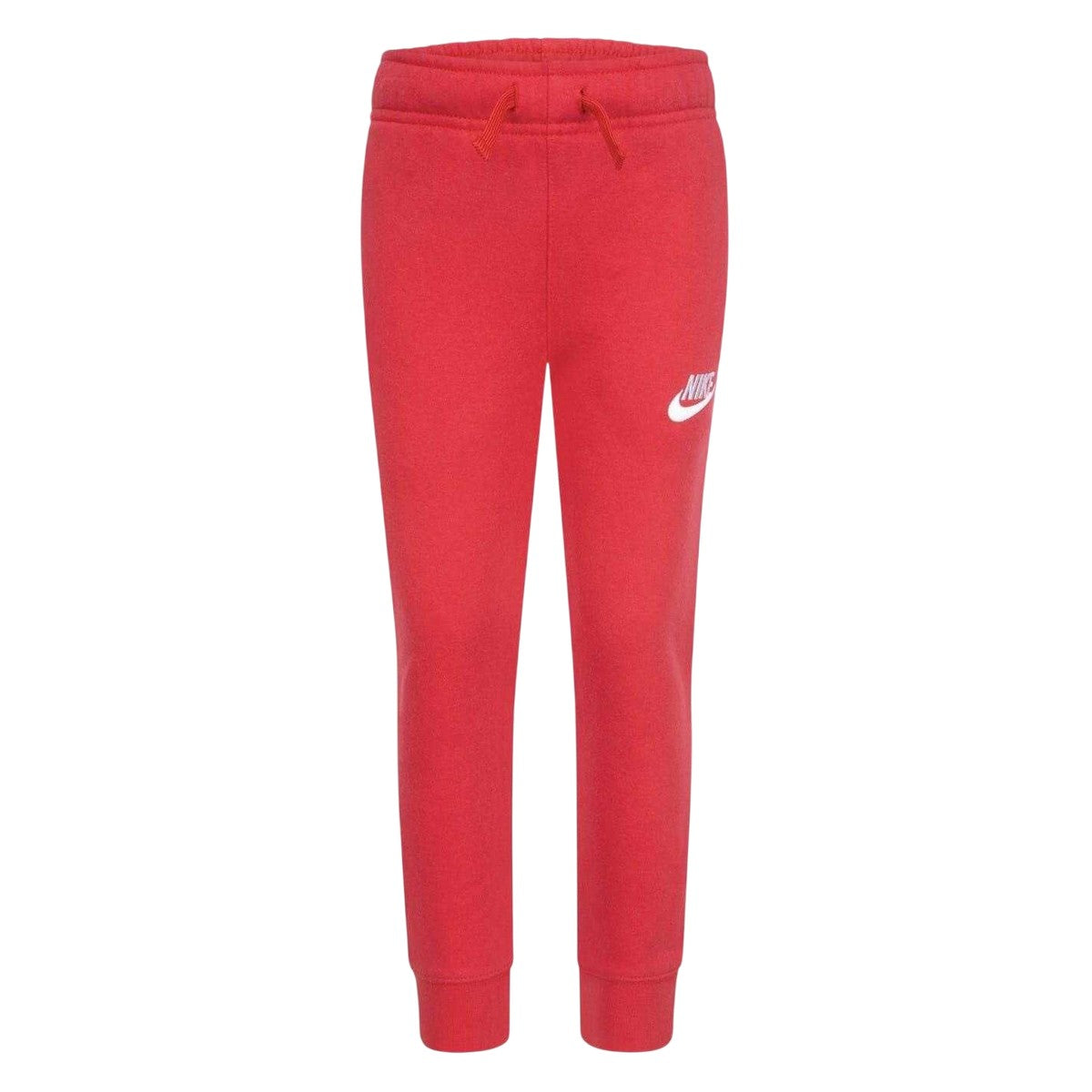 University Red - Front - Nike Childrens-Kids Fleece Logo Jogging Bottoms