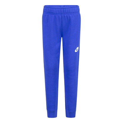 Game Royal - Front - Nike Childrens-Kids Fleece Logo Jogging Bottoms