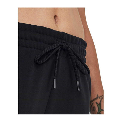Black - Side - Under Armour Womens-Ladies Terrycloth Jogging Bottoms