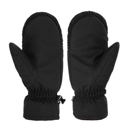 Black - Back - Nevica Unisex Adult Meribel Logo Mittens