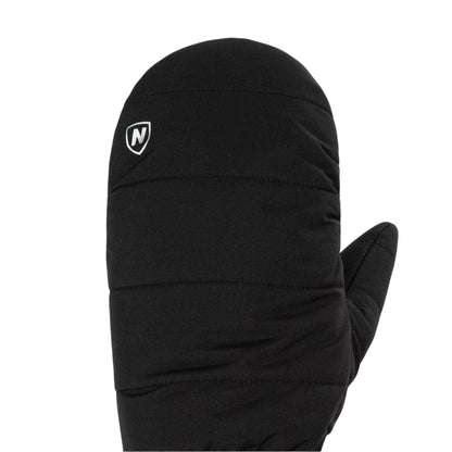 Black - Side - Nevica Unisex Adult Meribel Logo Mittens