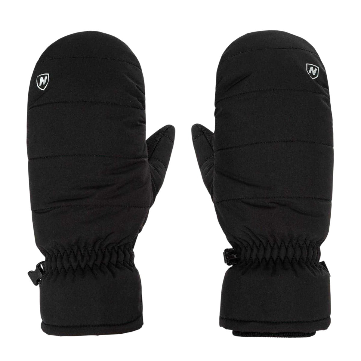 Black - Front - Nevica Unisex Adult Meribel Logo Mittens