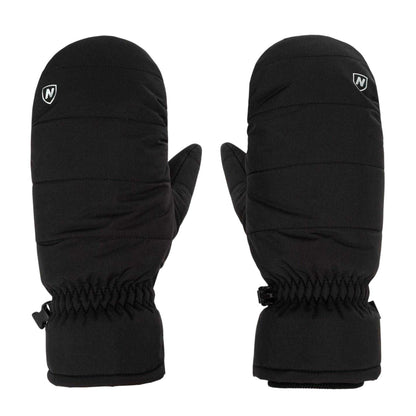 Black - Front - Nevica Unisex Adult Meribel Logo Mittens