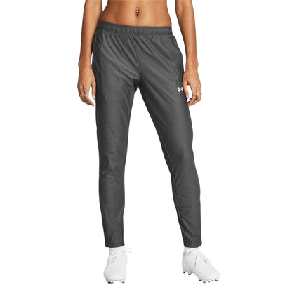 Grey - Side - Under Armour Womens-Ladies Challenger Trousers