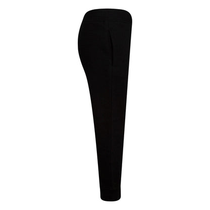 Black - Side - Nike Girls Fleece Logo Jogging Bottoms