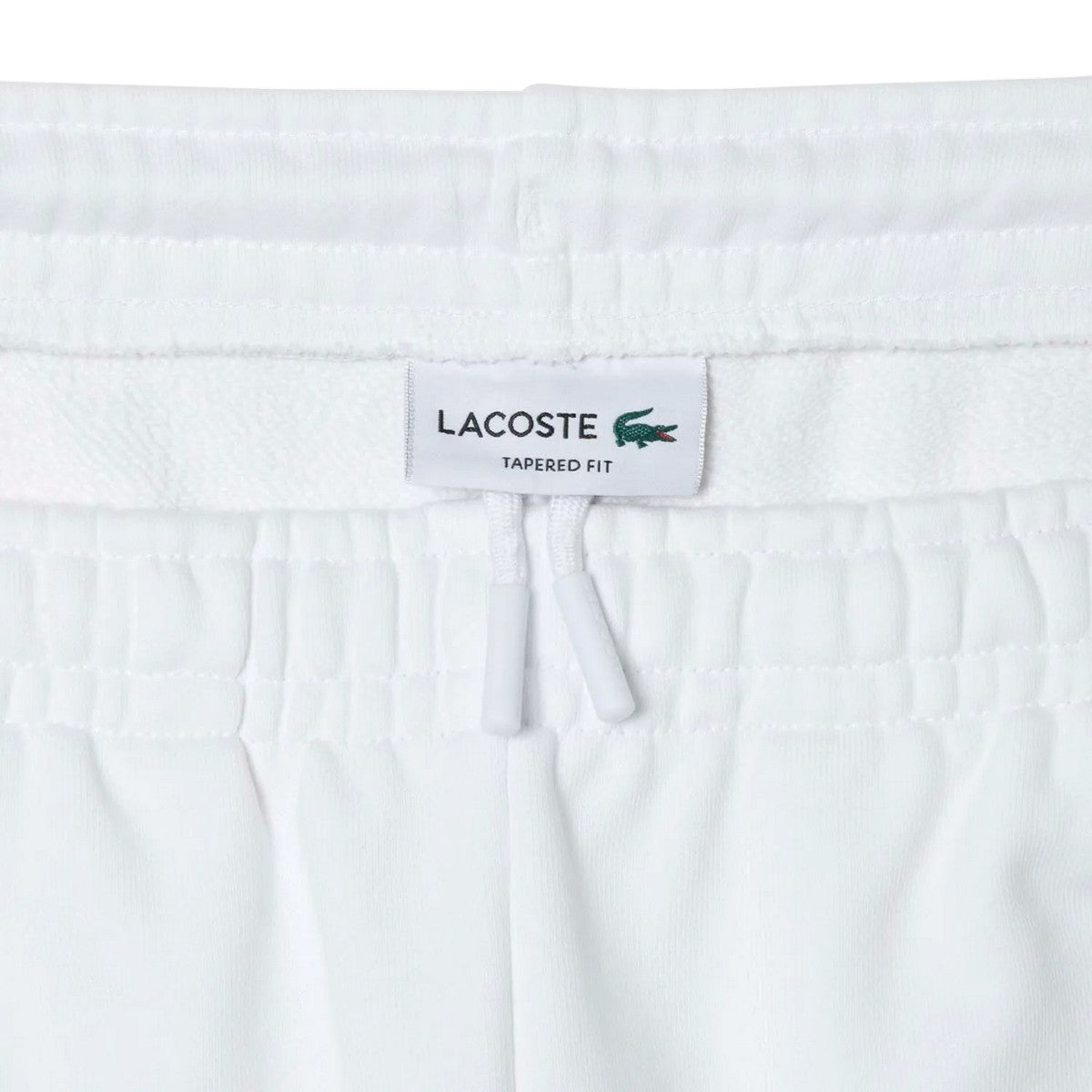 White-Blue - Side - Lacoste Mens Colour Block Jogging Bottoms